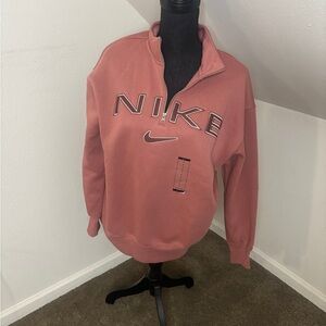 Nike Women’s Zip-Up Sweater in Pink